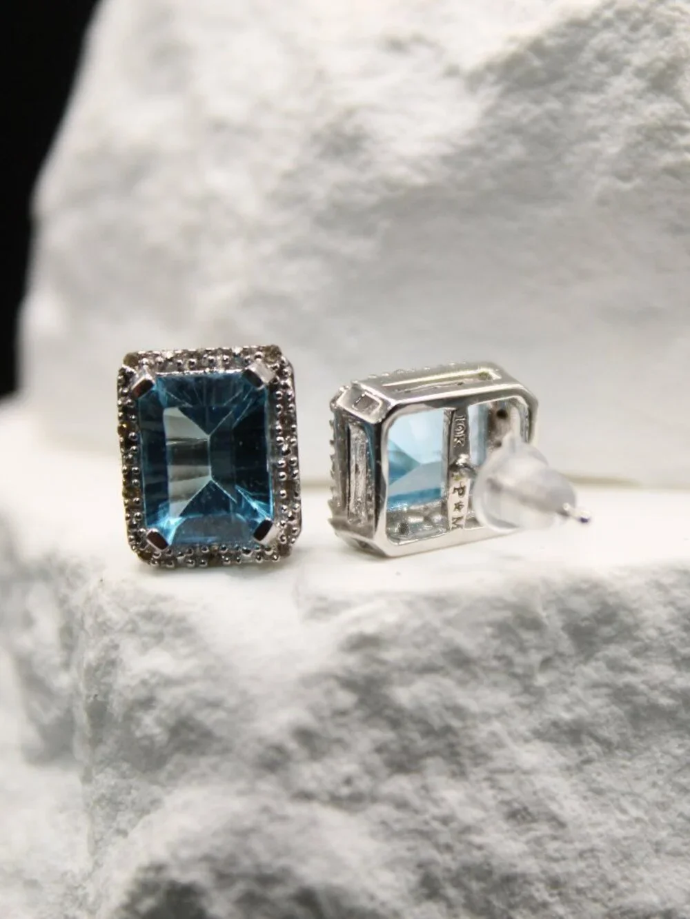 Ocean Radiance Blue Topaz Earrings